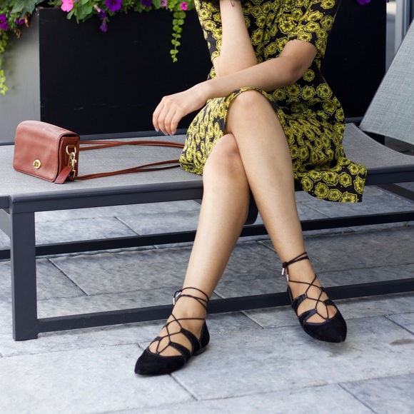 Brian Atwood Shoes - Brian Atwood B-Sanaa black suede flats